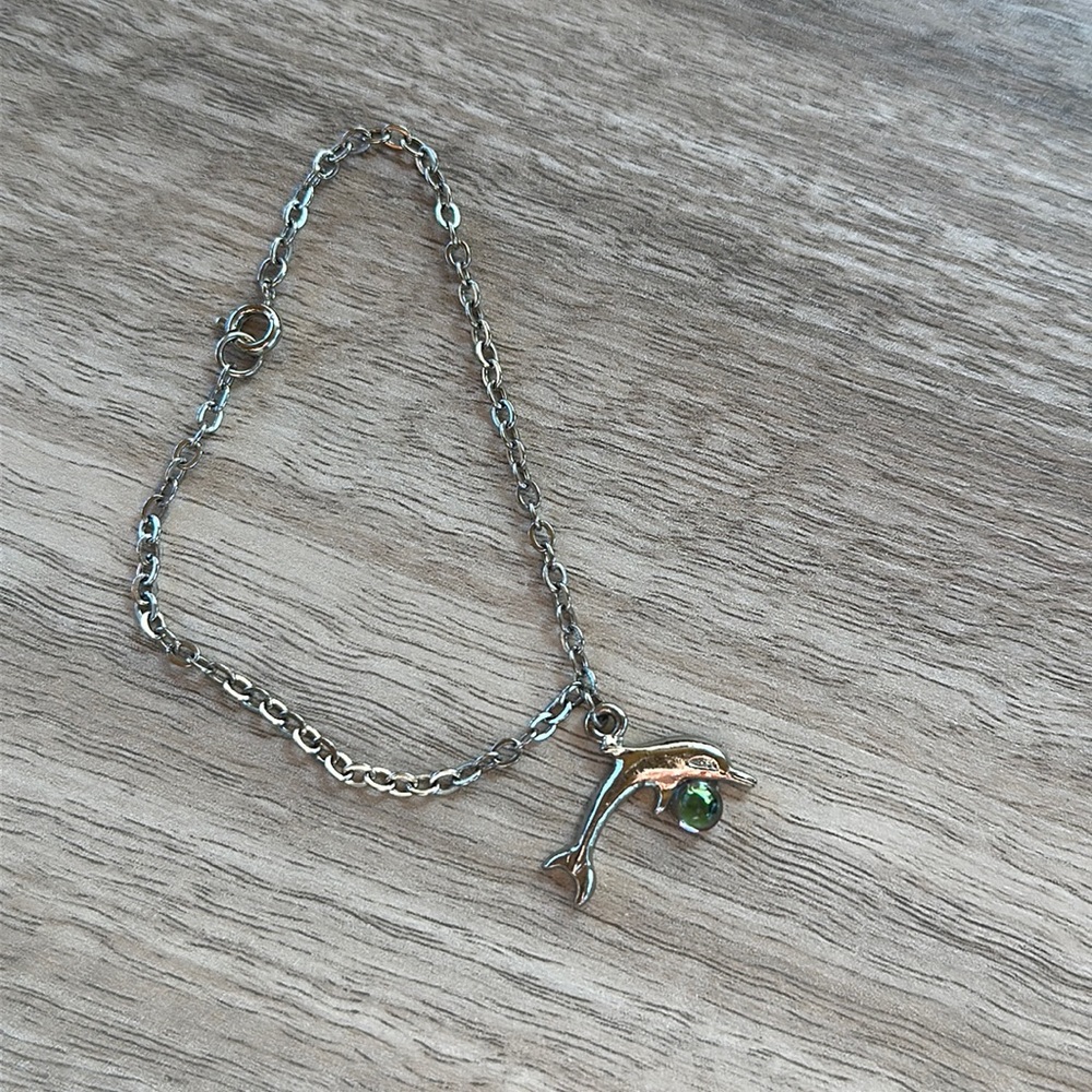 Dolphin charm bracelet